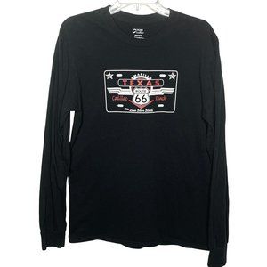 Route 66 T-shirt Amarillo Texas The Lone Star State Black Unisex Size M